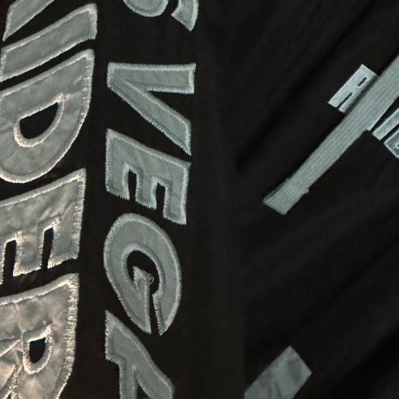 Las Vegas Raiders Men Jacket - Black and Gray - Picture 7 of 8